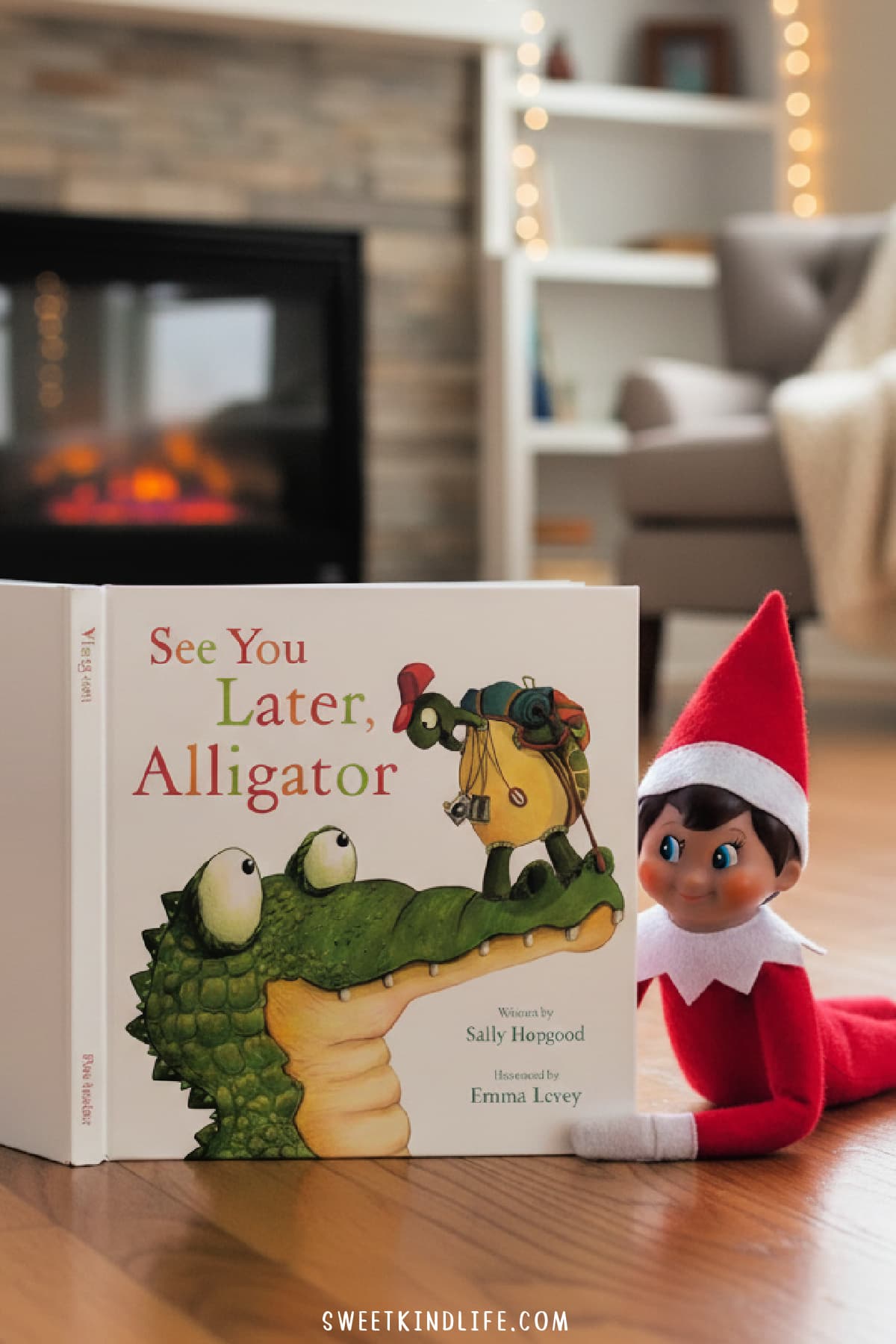 elf on the shelf reading see you later alligator