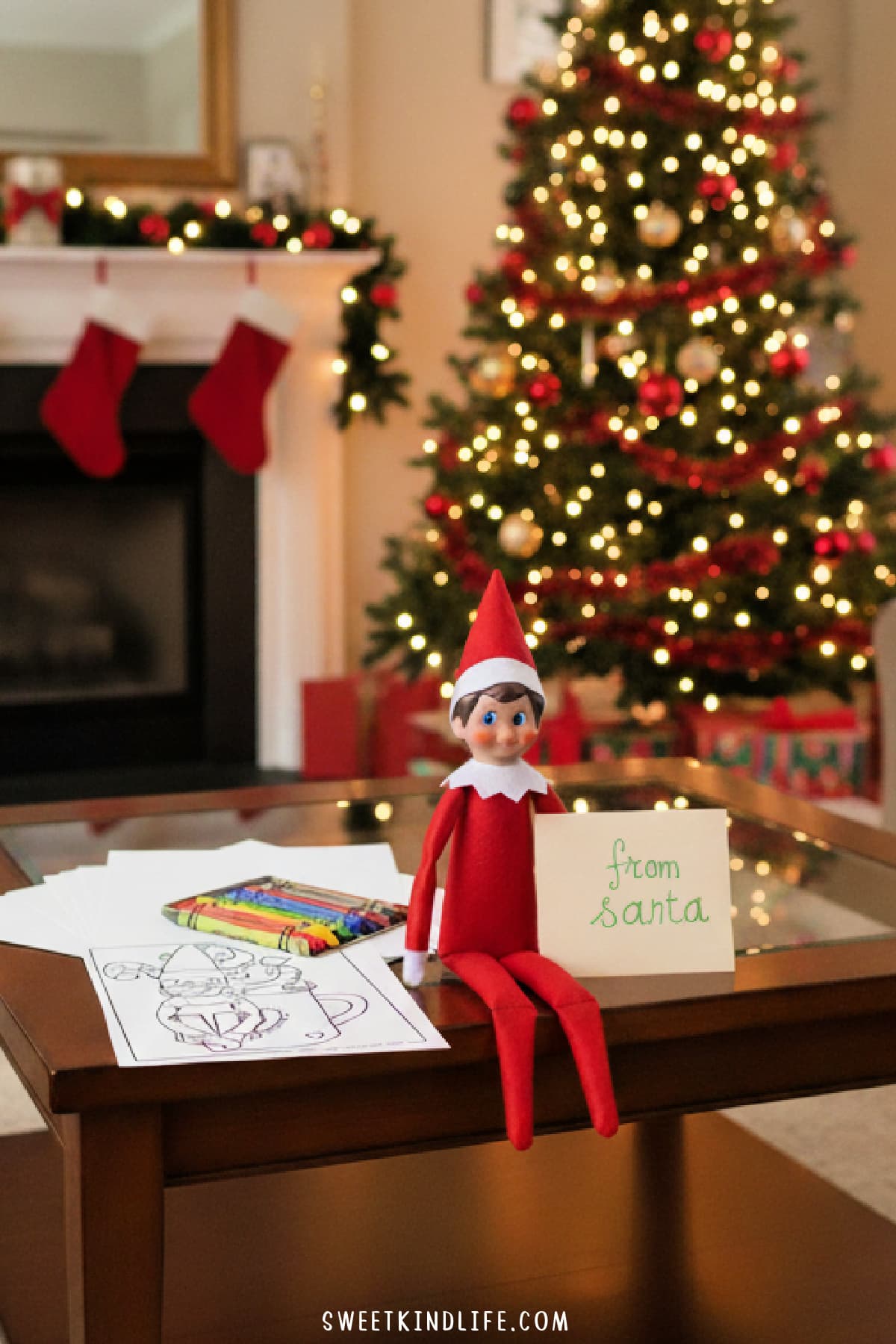 elf on the shelf arrival ideas with coloring pages