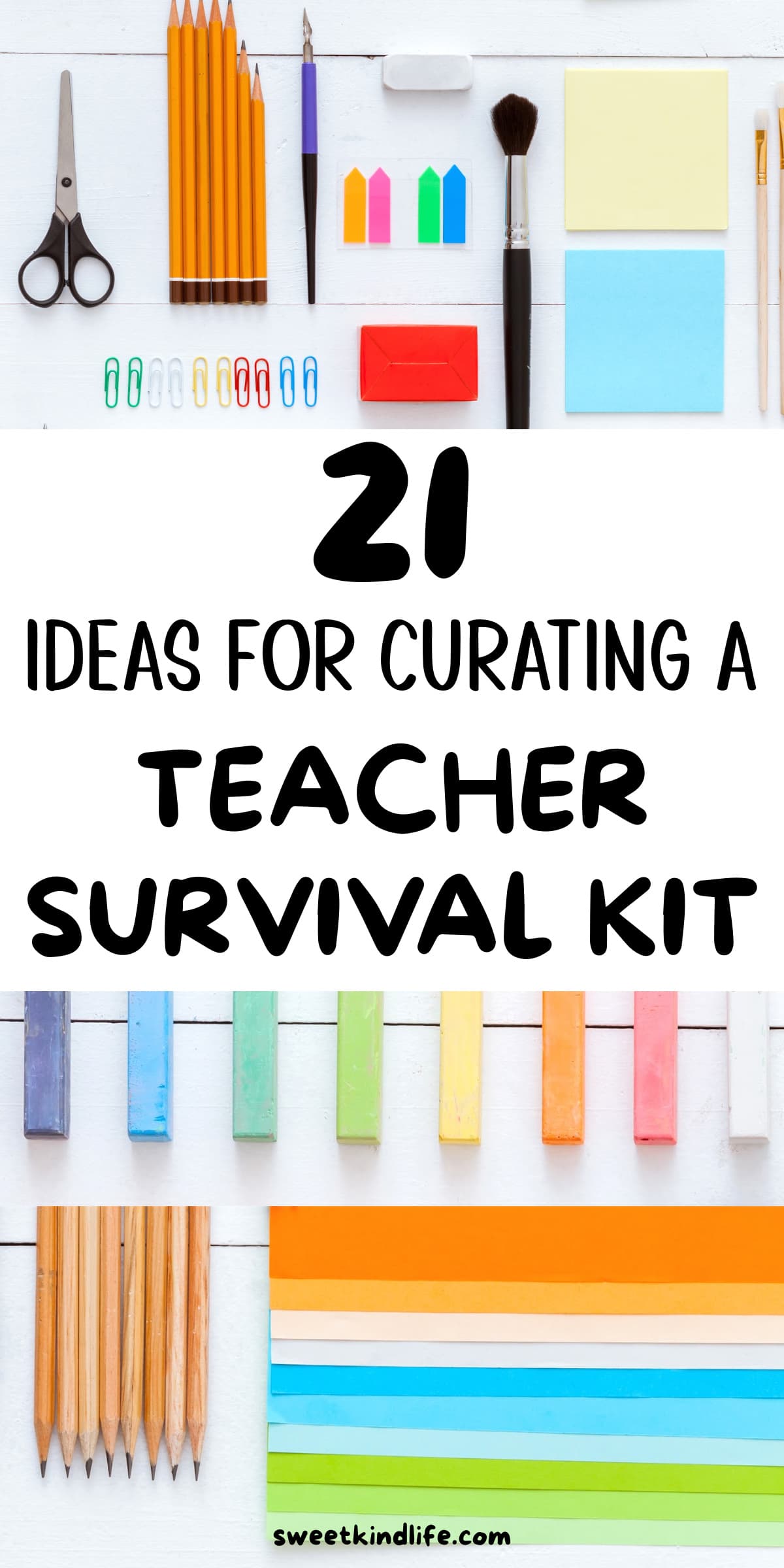 21 Ideas for Curating a Teacher Survival Kit