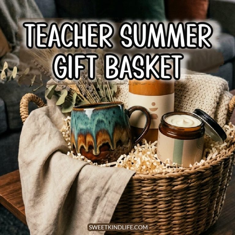 Teacher summer gift basket featured