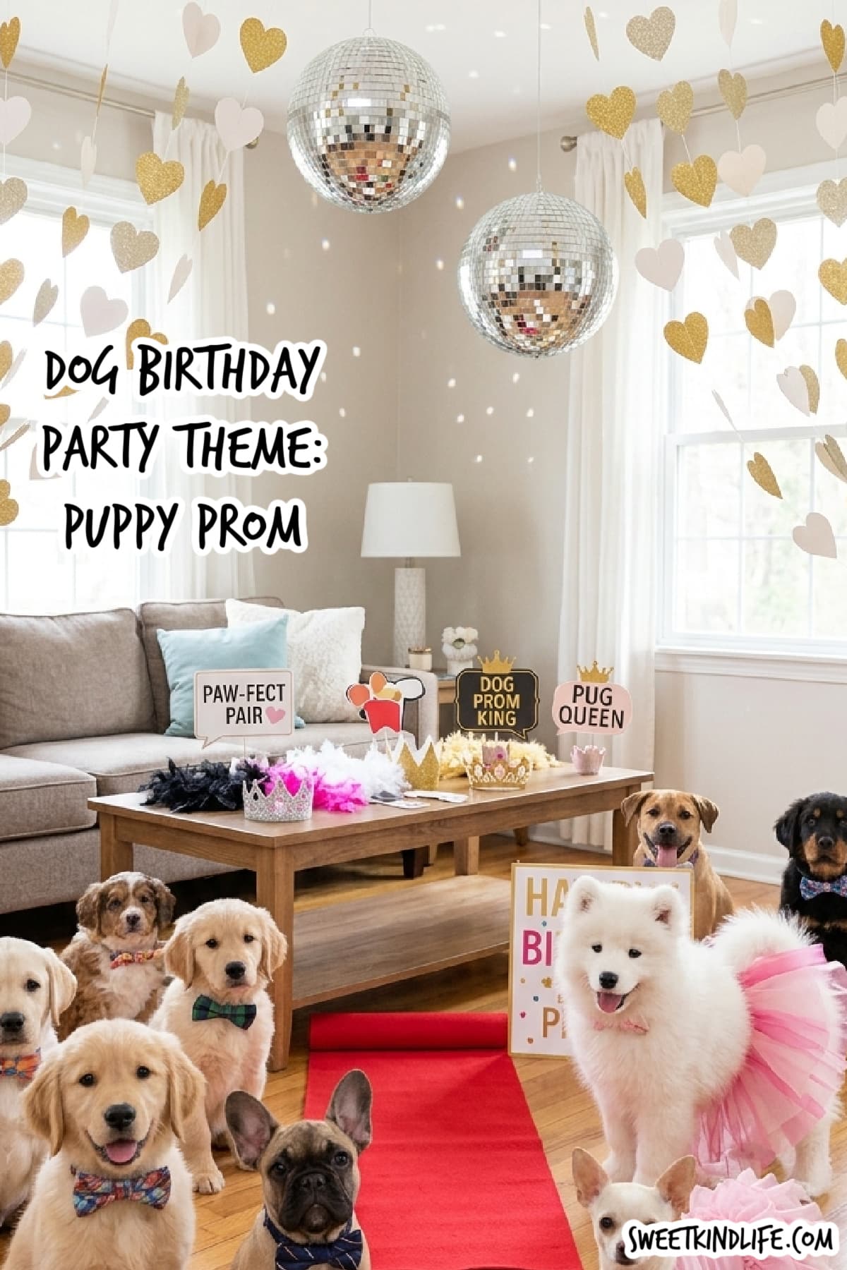 Puppy Prom Dog Birthday Party Theme