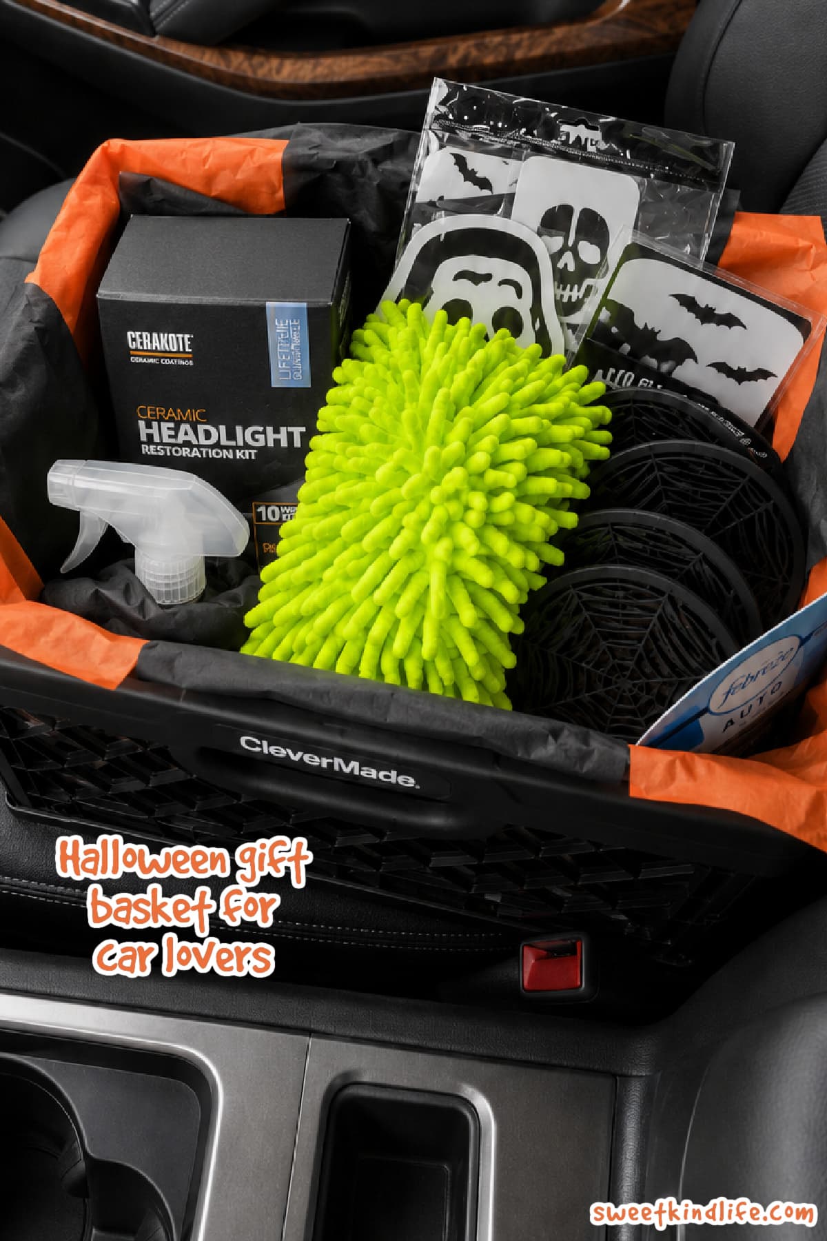 Halloween Gift Basket for Car Lovers