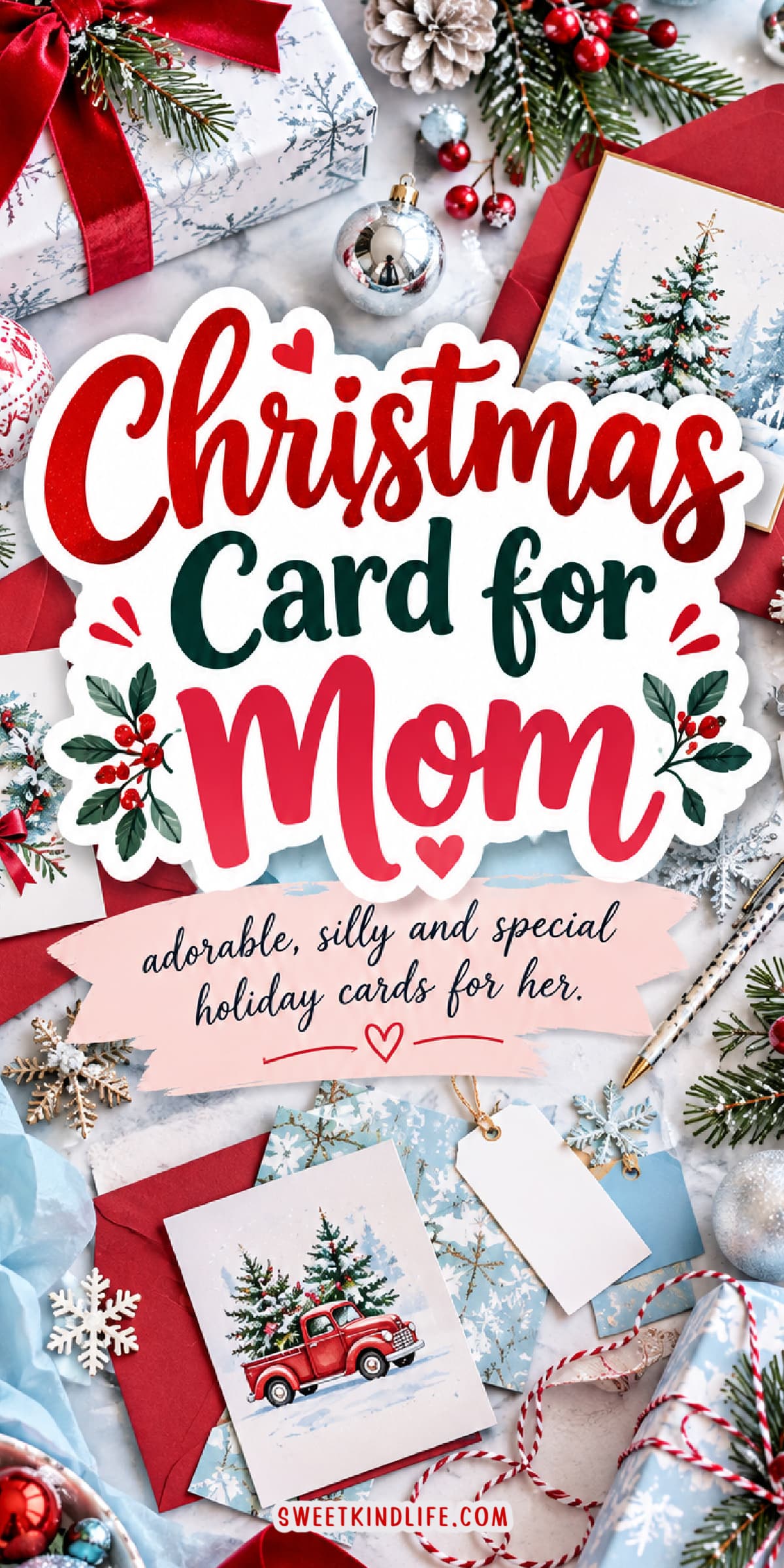 Christmas Card for Mom: Adorable, Silly and Special Holiday Cards for Her