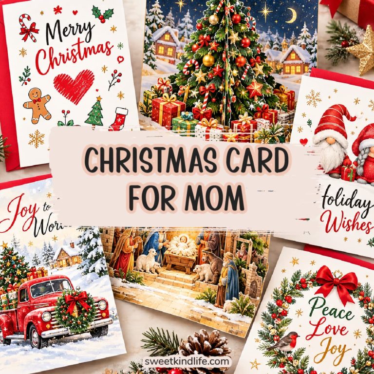 Christmas card for mom ft image
